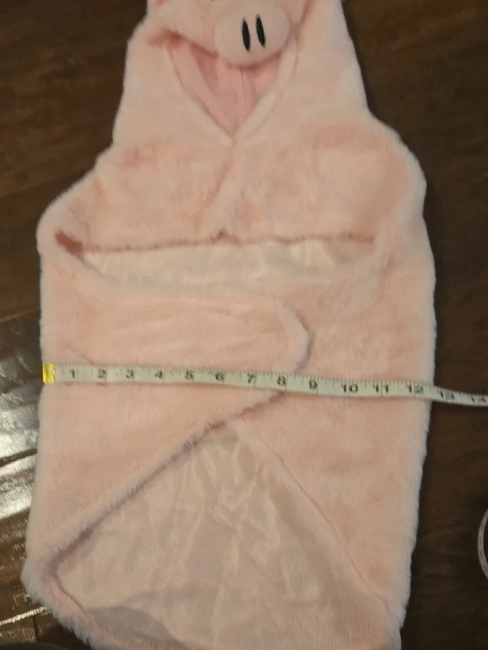 Plush Pink Pig Dog Costume